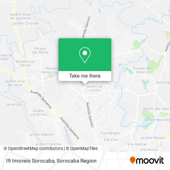 I9 Imoveis Sorocaba map