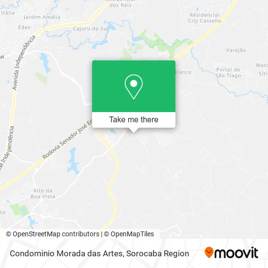 Condominio Morada das Artes map