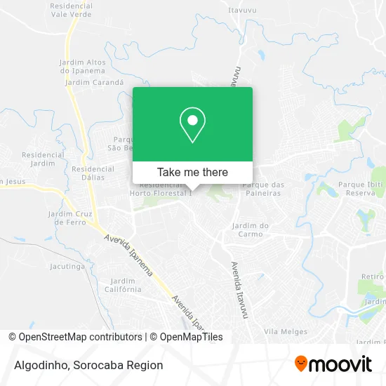 Algodinho map