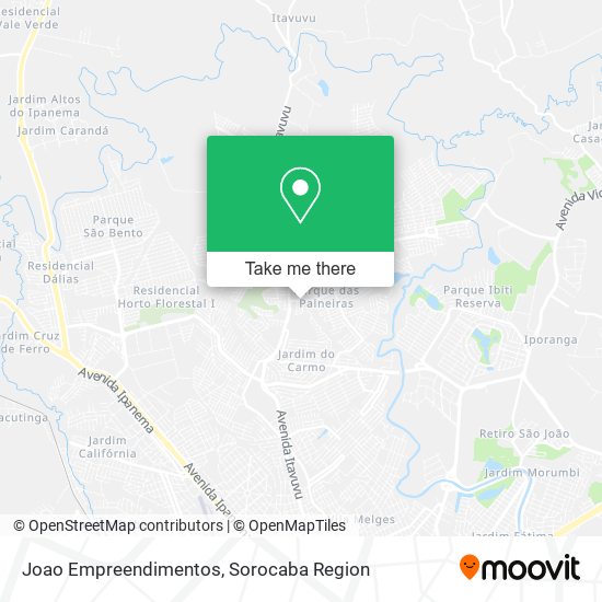 Joao Empreendimentos map