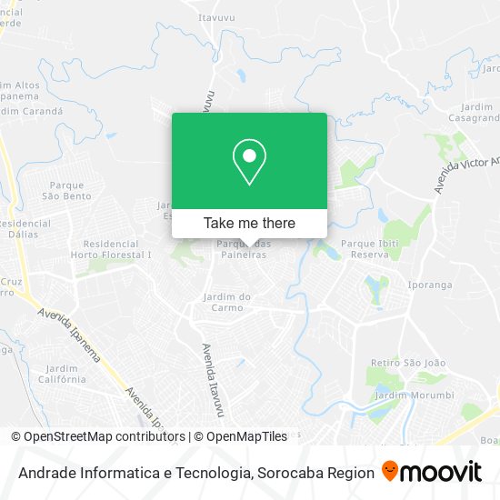 Andrade Informatica e Tecnologia map