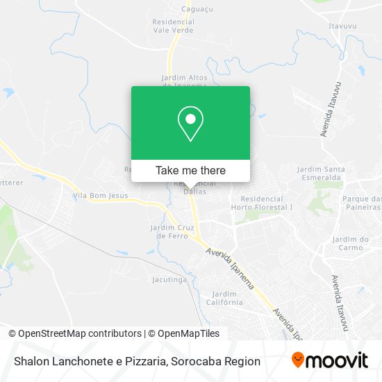 Shalon Lanchonete e Pizzaria map