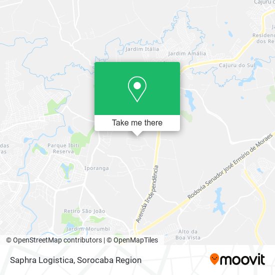 Saphra Logistica map