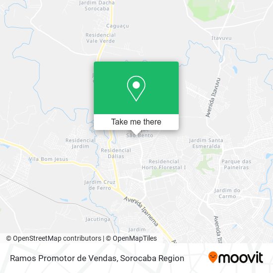 Ramos Promotor de Vendas map