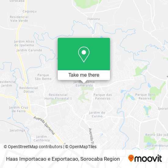 Haas Importacao e Exportacao map