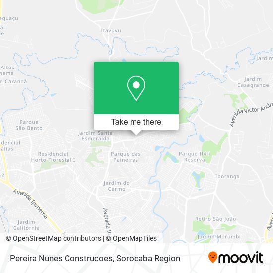 Pereira Nunes Construcoes map