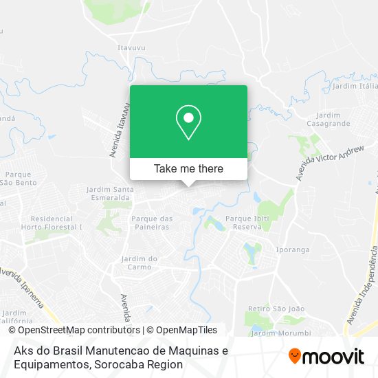 Aks do Brasil Manutencao de Maquinas e Equipamentos map