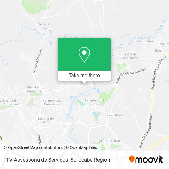 TV Assessoria de Servicos map