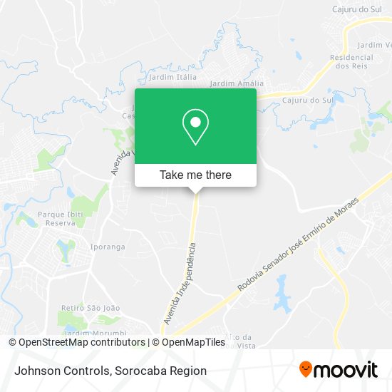 Johnson Controls map