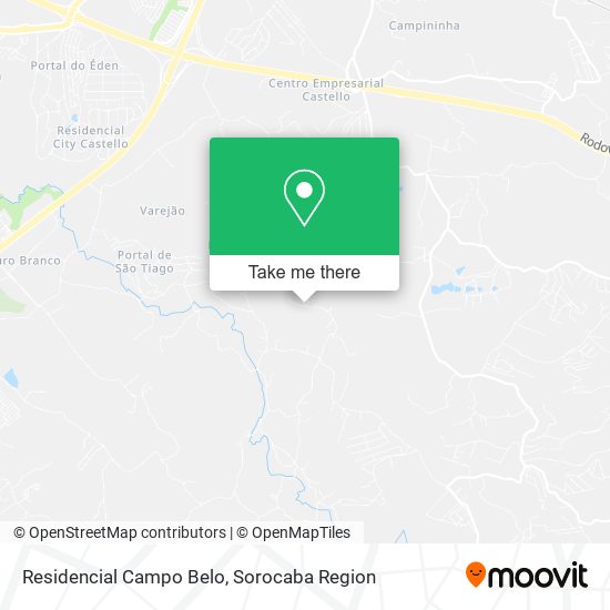 Residencial Campo Belo map