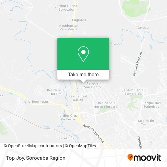 Top Joy map