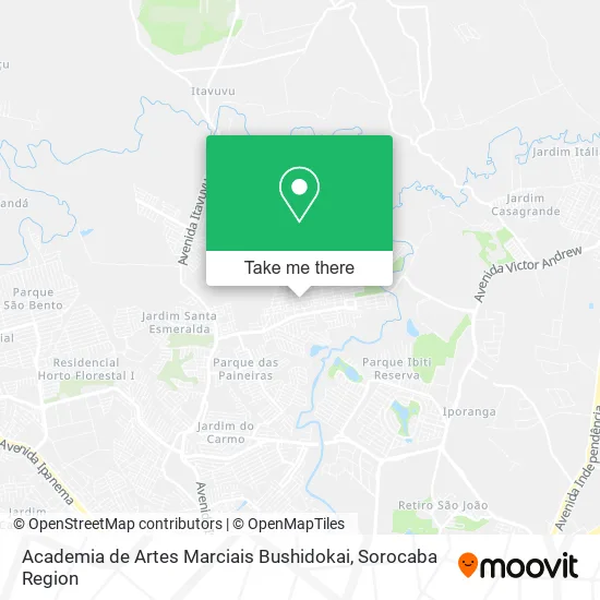 Academia de Artes Marciais Bushidokai map