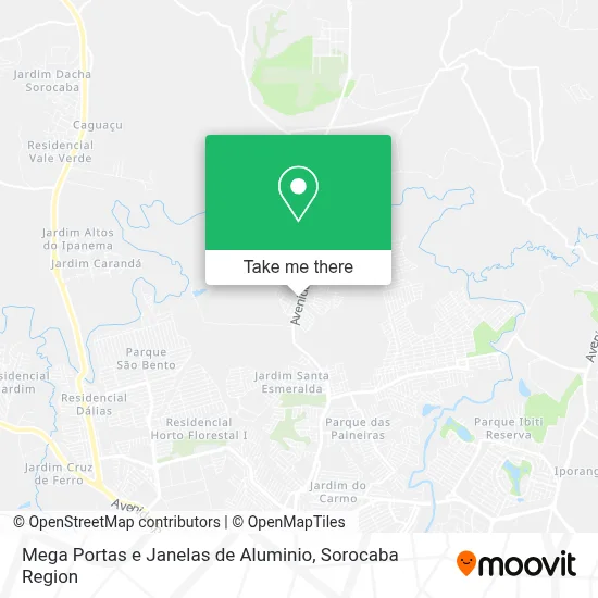 Mega Portas e Janelas de Aluminio map