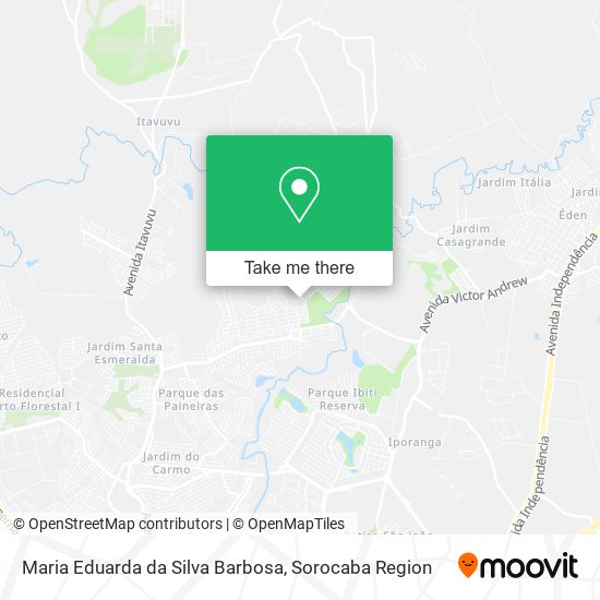 Maria Eduarda da Silva Barbosa map