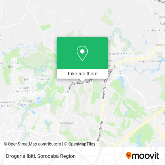Drogaria Ibiti map