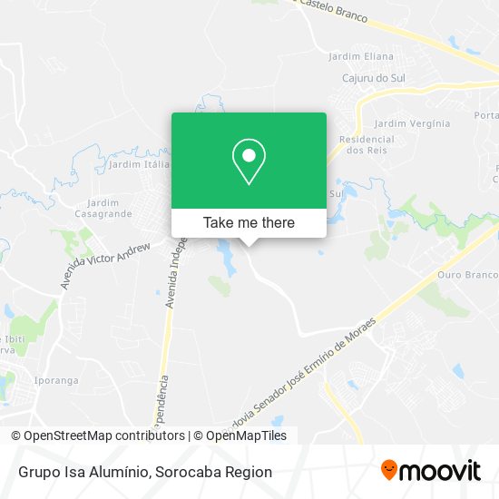 Grupo Isa Alumínio map