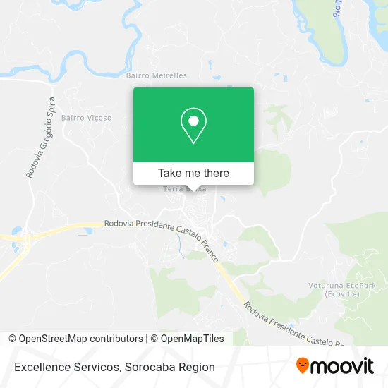Excellence Servicos map
