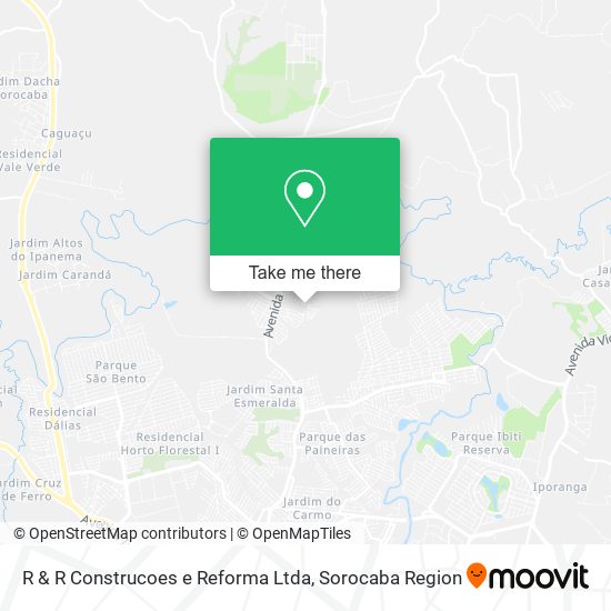 R & R Construcoes e Reforma Ltda map