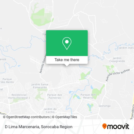D Lima Marcenaria map