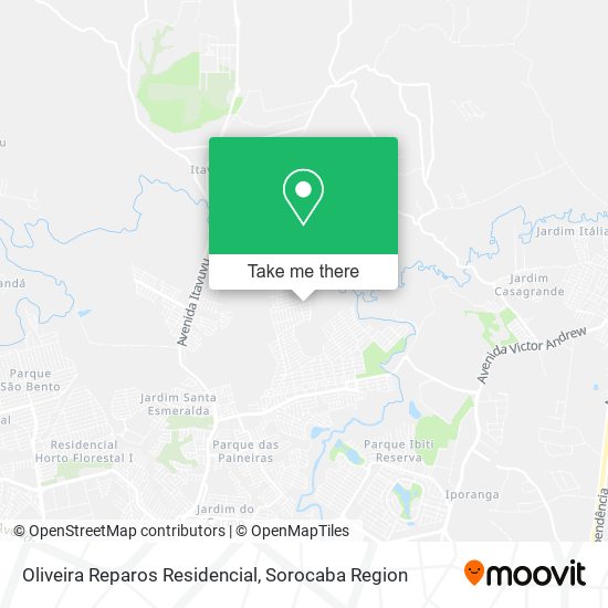 Mapa Oliveira Reparos Residencial