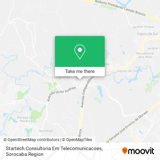 Startech Consultoria Em Telecomunicacoes map