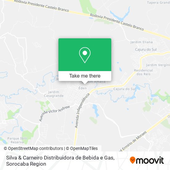 Silva & Carneiro Distribuidora de Bebida e Gas map