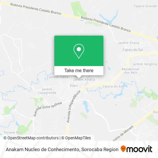 Anakam Nucleo de Conhecimento map