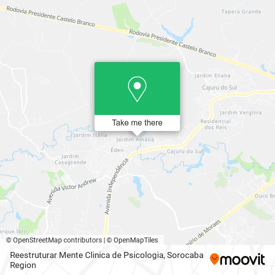 Reestruturar Mente Clinica de Psicologia map