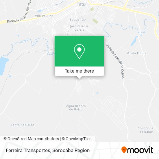 Ferreira Transportes map