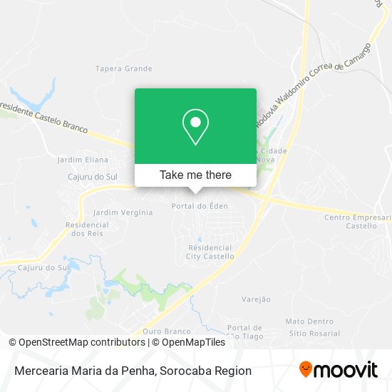 Mapa Mercearia Maria da Penha