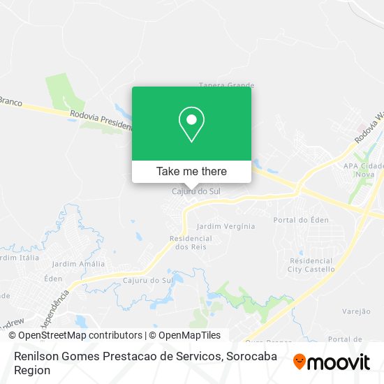 Mapa Renilson Gomes Prestacao de Servicos