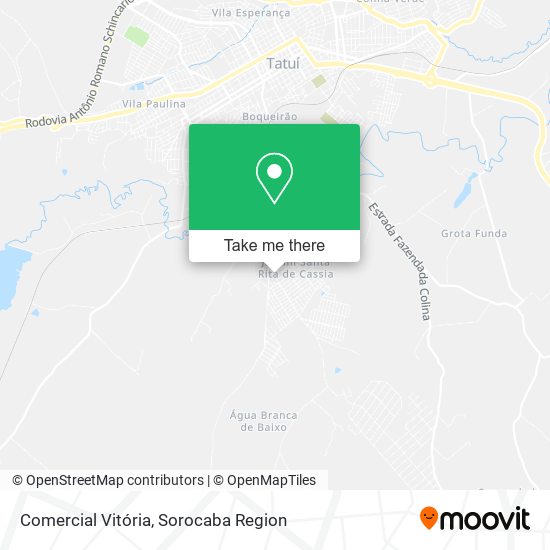 Comercial Vitória map