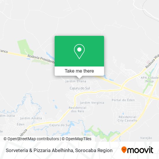 Sorveteria & Pizzaria Abelhinha map