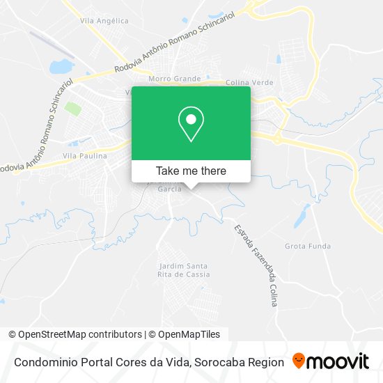 Condominio Portal Cores da Vida map