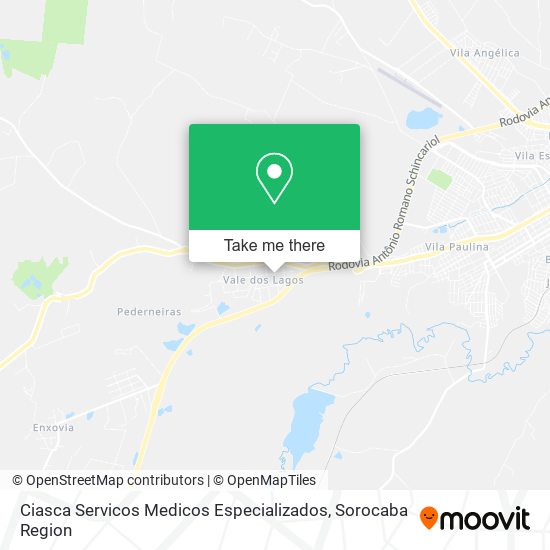 Mapa Ciasca Servicos Medicos Especializados