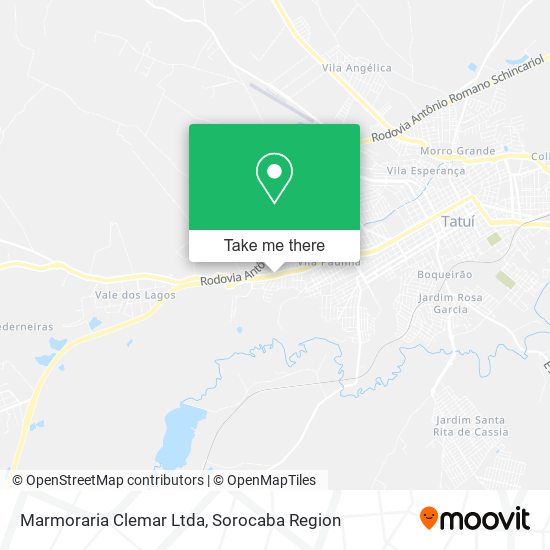 Mapa Marmoraria Clemar Ltda