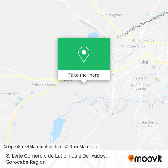 S. Leite Comercio de Laticinios e Derivados map