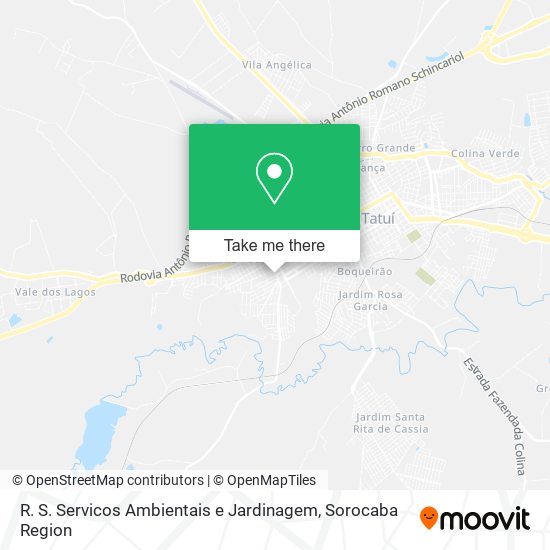 Mapa R. S. Servicos Ambientais e Jardinagem