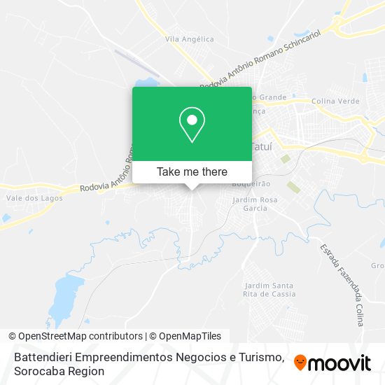 Battendieri Empreendimentos Negocios e Turismo map