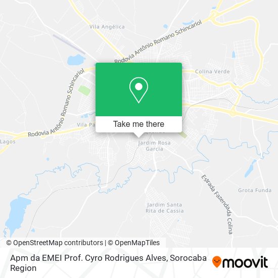 Mapa Apm da EMEI Prof. Cyro Rodrigues Alves