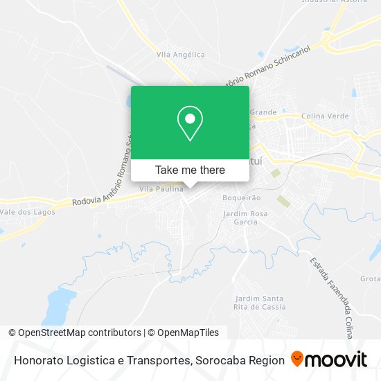 Honorato Logistica e Transportes map