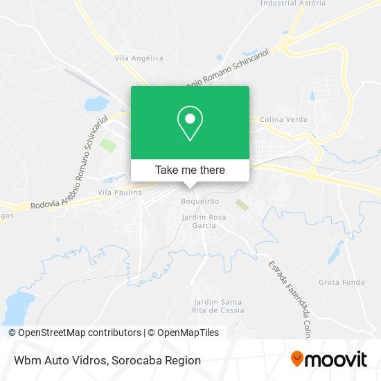 Mapa Wbm Auto Vidros