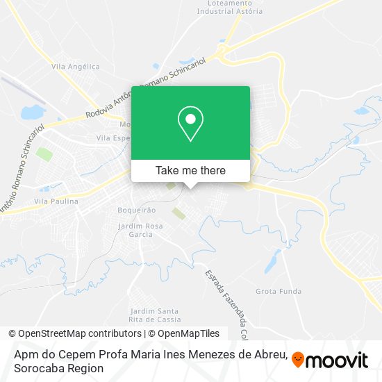 Apm do Cepem Profa Maria Ines Menezes de Abreu map