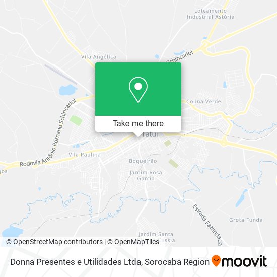 Mapa Donna Presentes e Utilidades Ltda