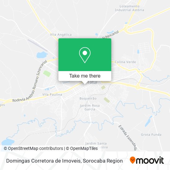 Mapa Domingas Corretora de Imoveis