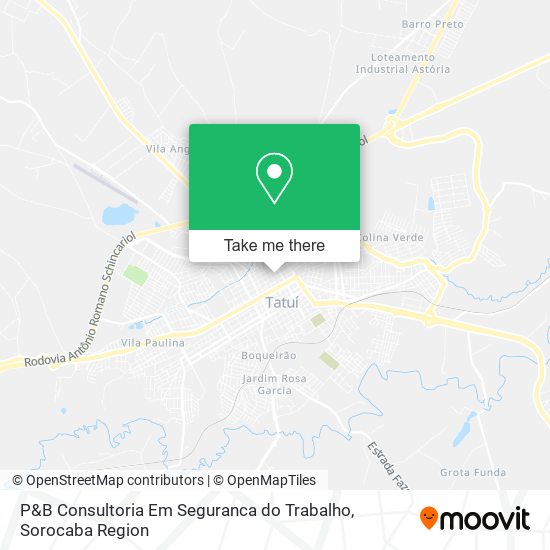 P&B Consultoria Em Seguranca do Trabalho map