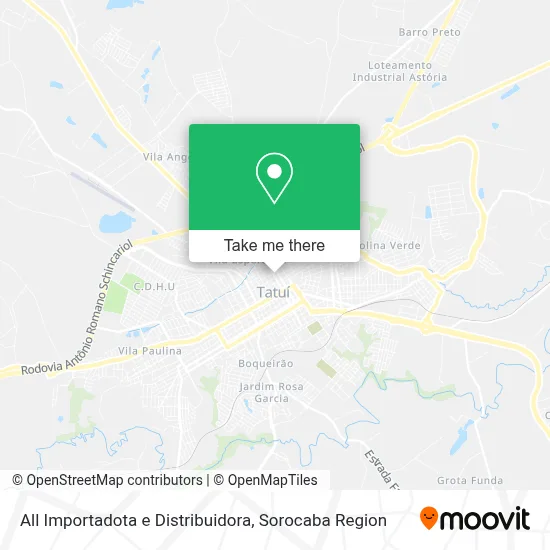All Importadota e Distribuidora map