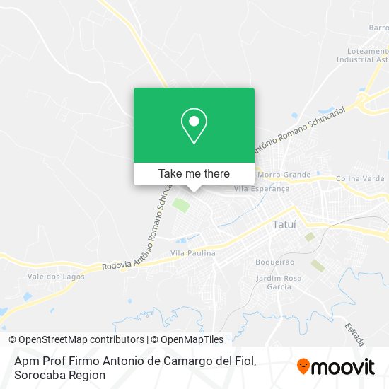 Mapa Apm Prof Firmo Antonio de Camargo del Fiol