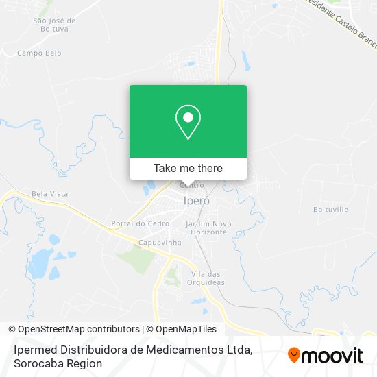 Ipermed Distribuidora de Medicamentos Ltda map