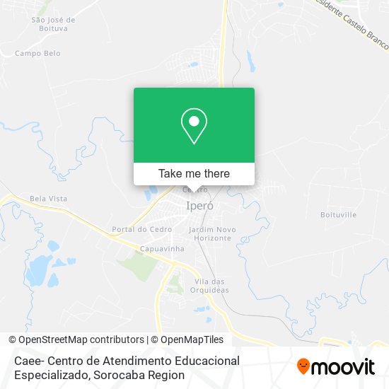 Mapa Caee- Centro de Atendimento Educacional Especializado